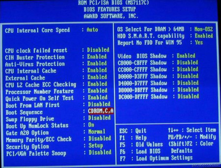 como configurar la bios para iniciar desde cd/dvd/usb
